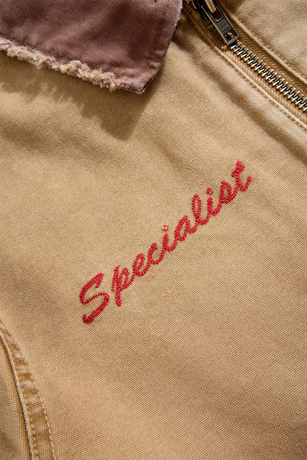 Jordan Craig Local Dealer Zip Up Work Jacket (Khaki)