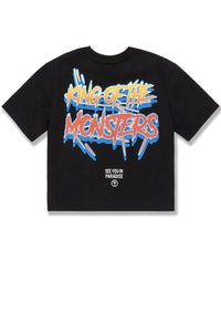 Kids Sea Monster Cropped Boxy T-Shirt