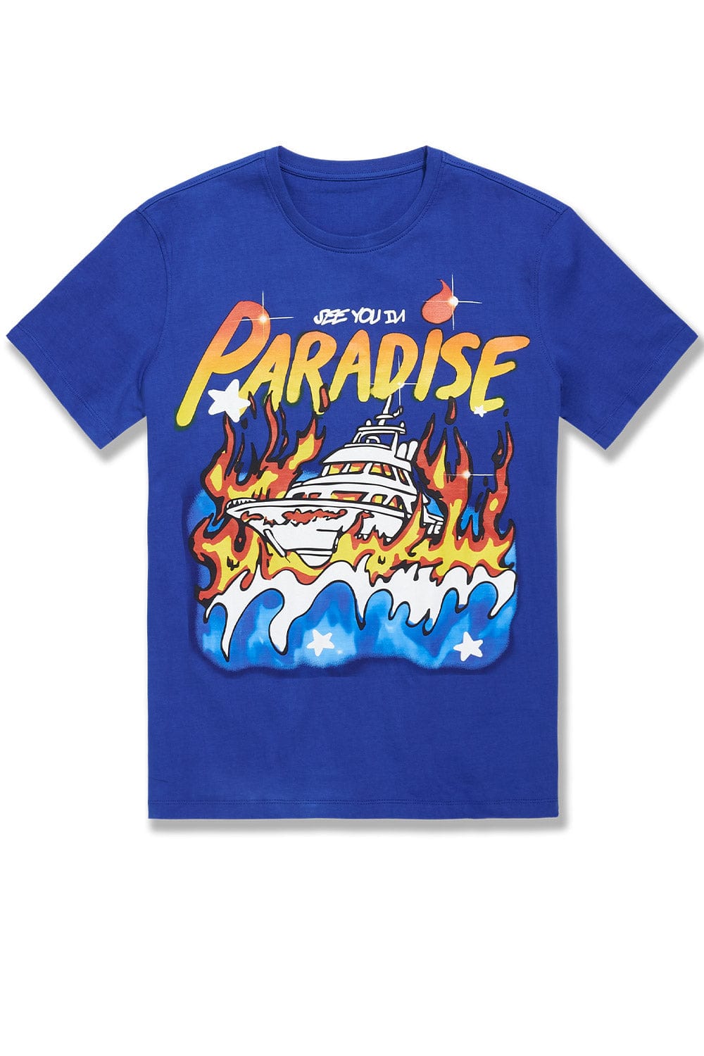 【JORDAN CRAIG】★Tシャツ★ Burn The Boats T-Shirt 9202A-ROYAL-MODEL1_fd881a85-