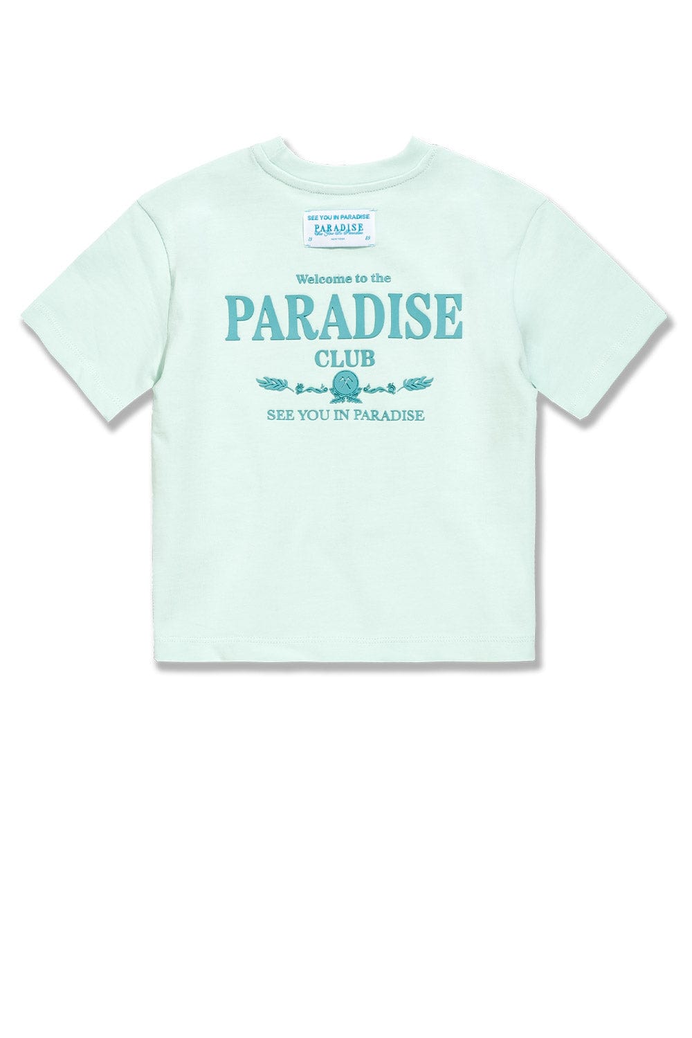 JC Kids Kids Paradise Club Cropped Boxy T-Shirt