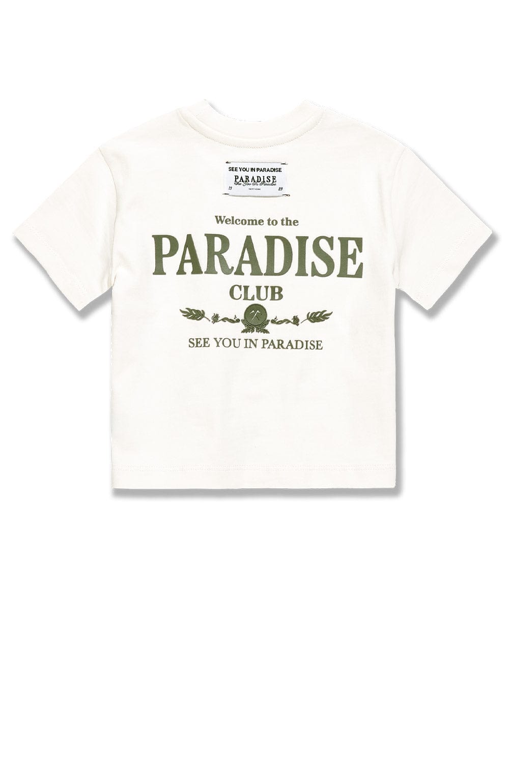 JC Kids Kids Paradise Club Cropped Boxy T-Shirt