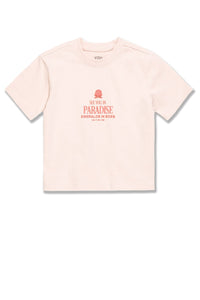 Kids Emeralds in Eden Cropped Boxy T-Shirt