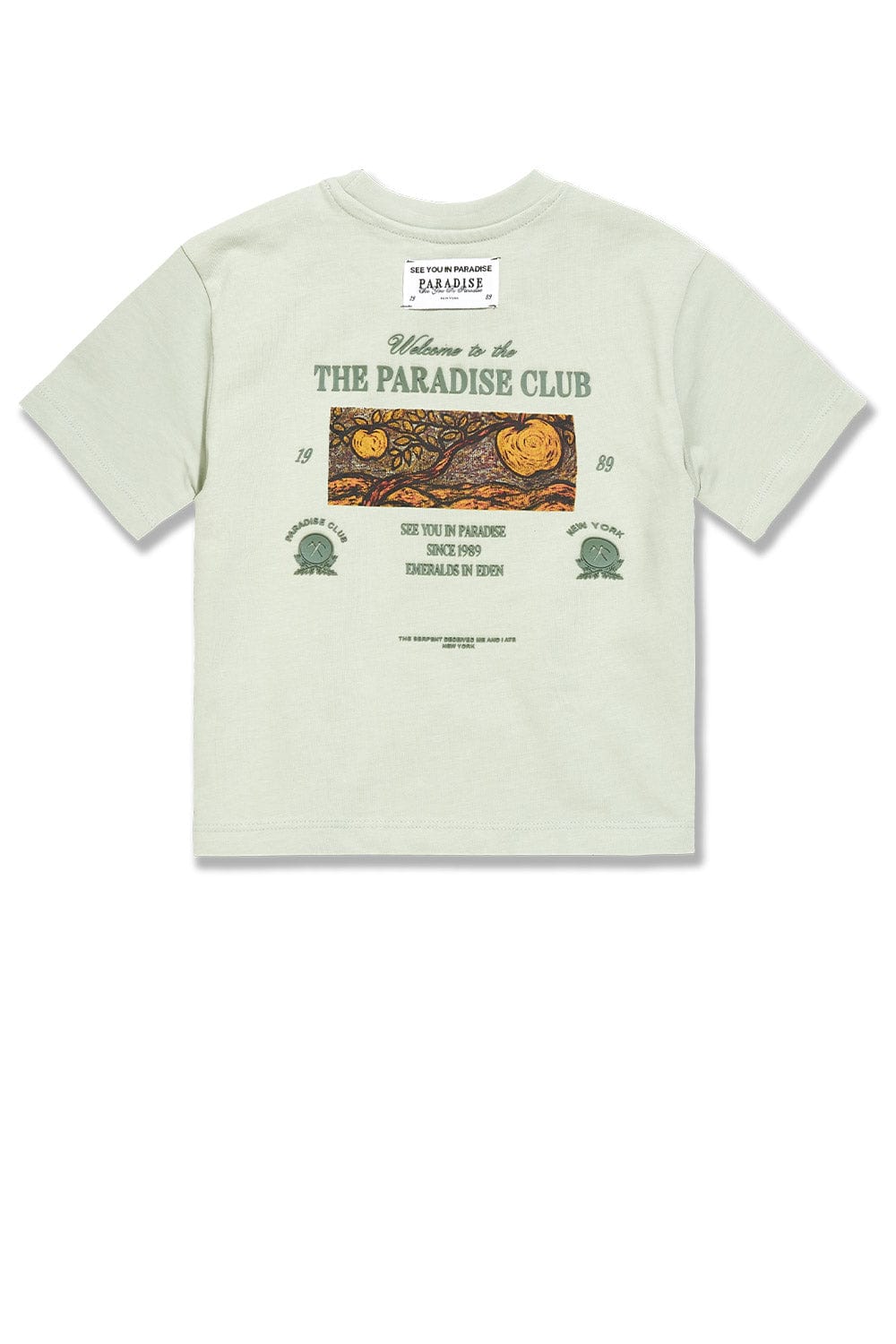 JC Kids Kids Emeralds in Eden Cropped Boxy T-Shirt