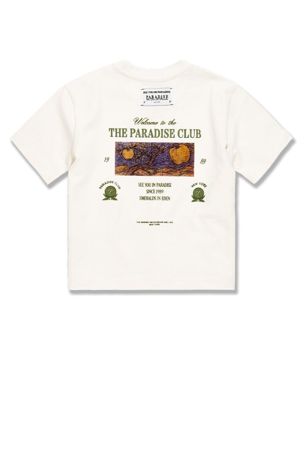 JC Kids Kids Emeralds in Eden Cropped Boxy T-Shirt