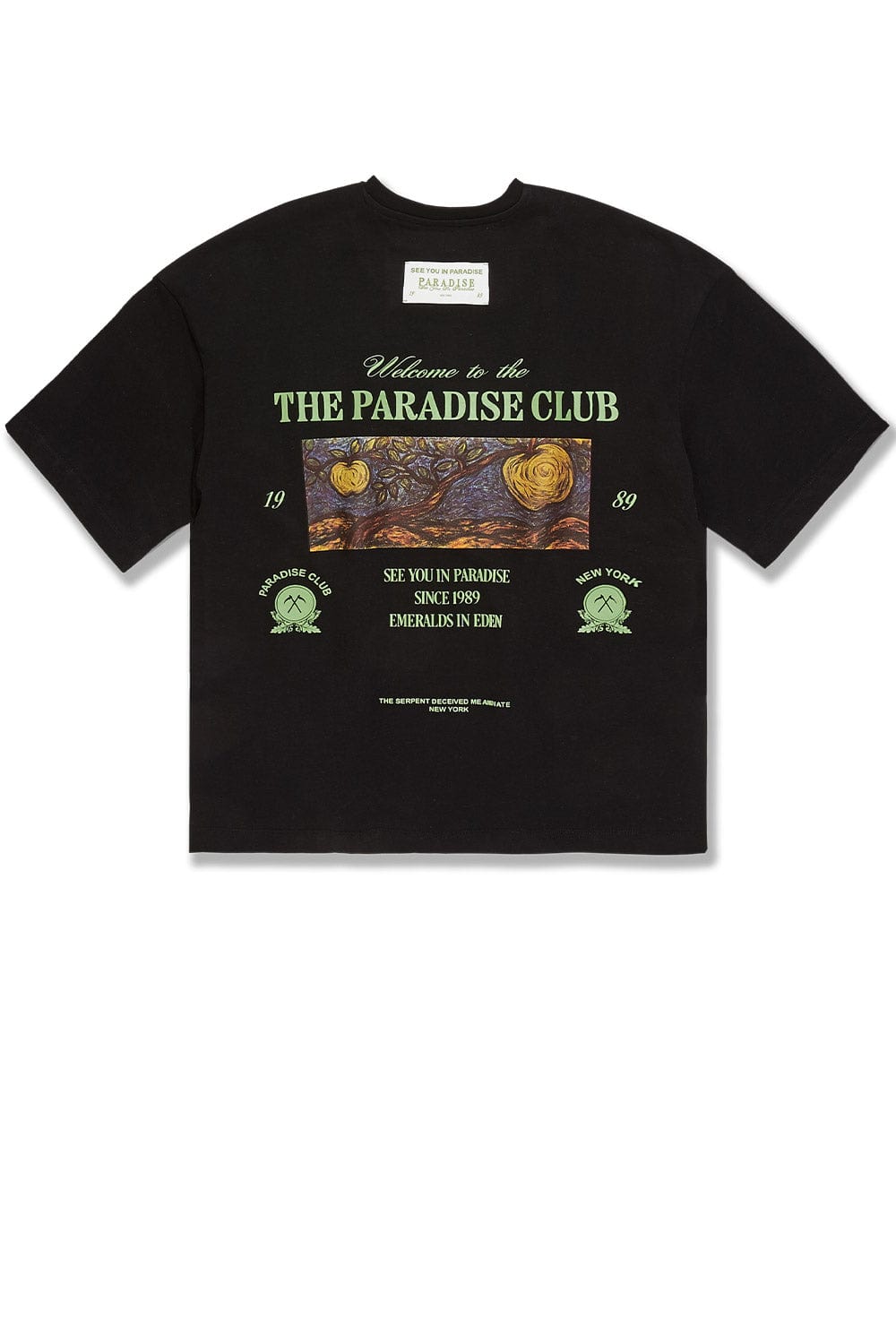 Jordan Craig Emeralds in Eden Cropped Boxy T-Shirt