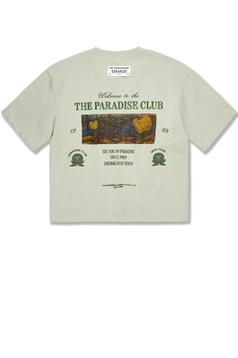 Jordan Craig Emeralds in Eden Cropped Boxy T-Shirt