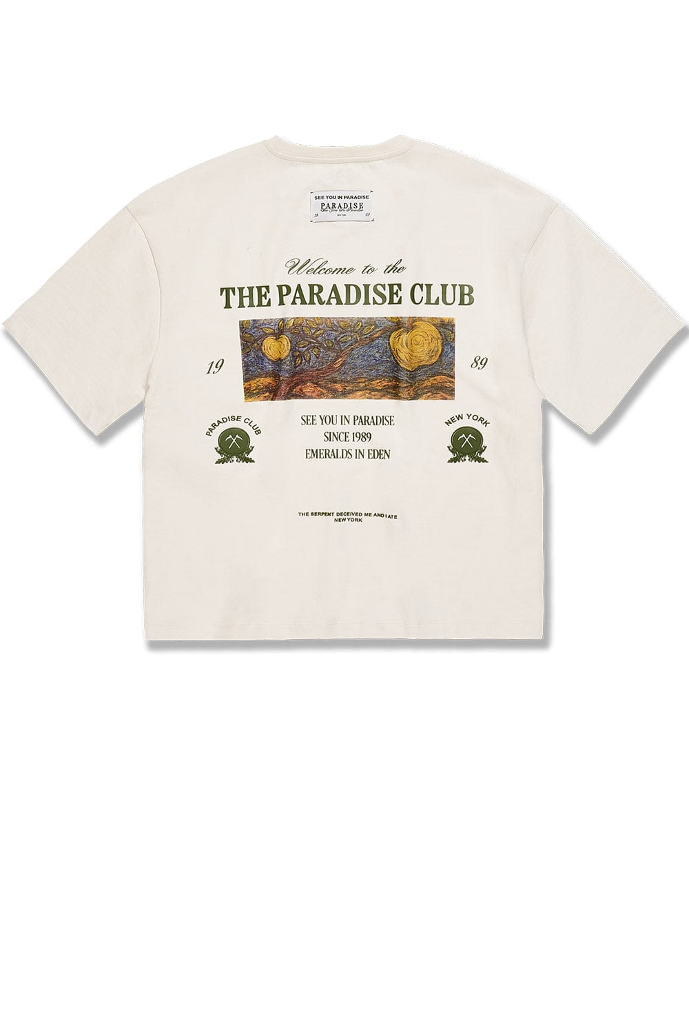 Jordan Craig Emeralds in Eden Cropped Boxy T-Shirt