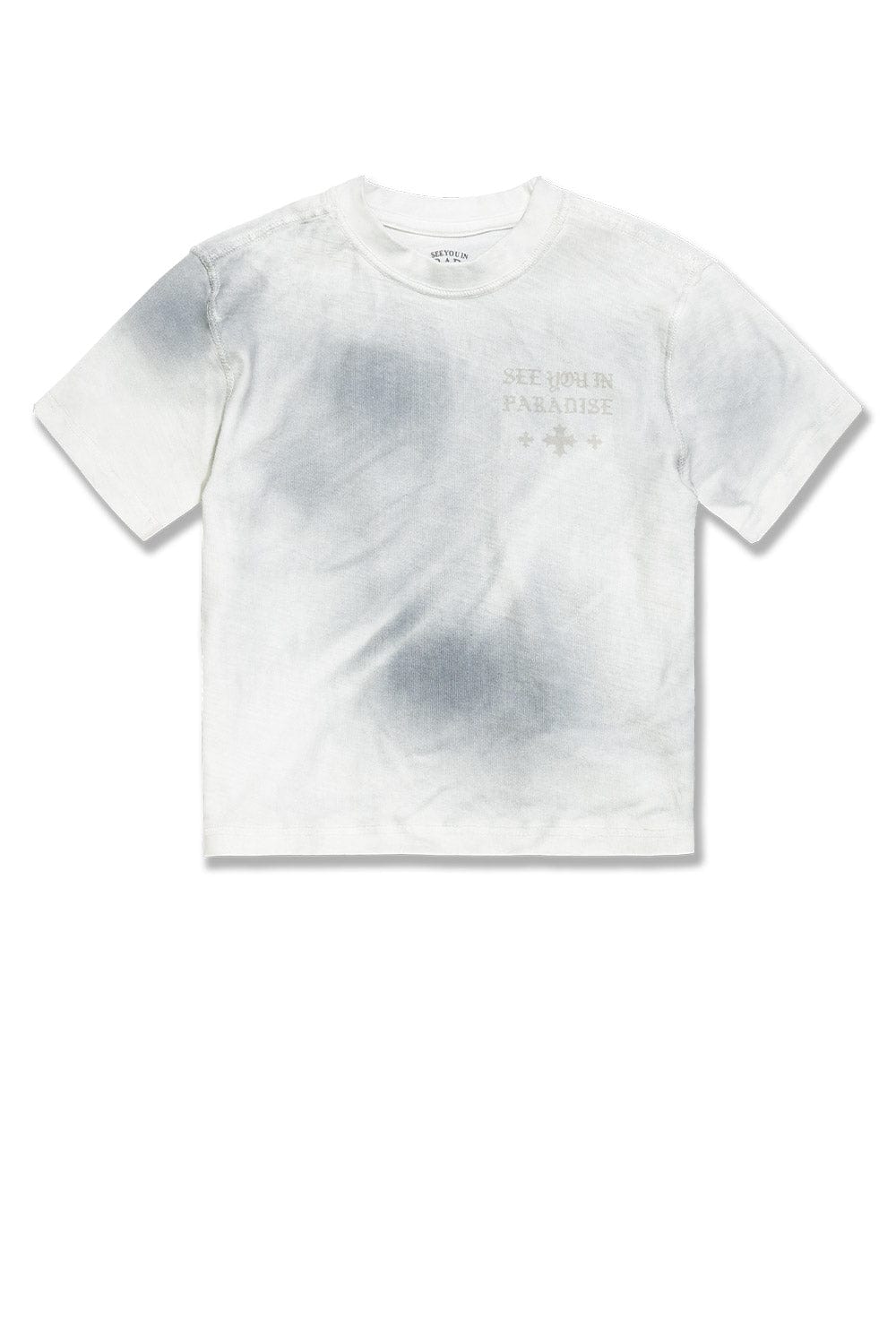 JC Kids Kids SYIP Inside Out Cropped T-Shirt Arctic Grey / 2