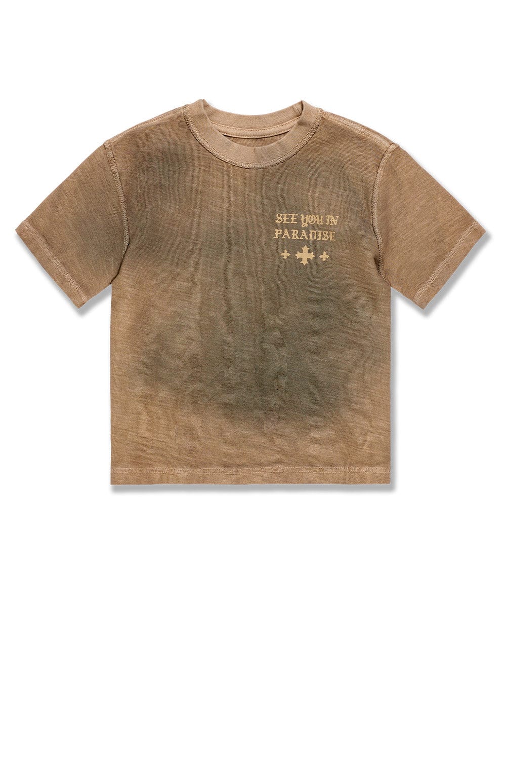 JC Kids Kids SYIP Inside Out Cropped T-Shirt Dark Vintage / 2