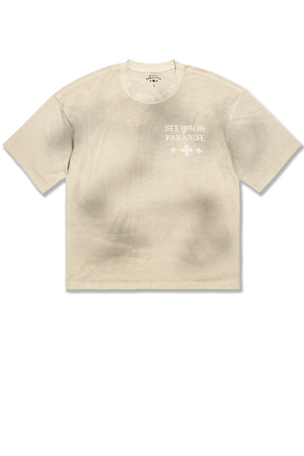 Jordan Craig SYIP Inside Out Cropped T-Shirt Cream Wash / S