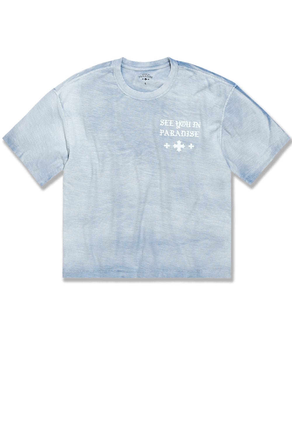 Jordan Craig SYIP Inside Out Cropped T-Shirt Ice Blue / S