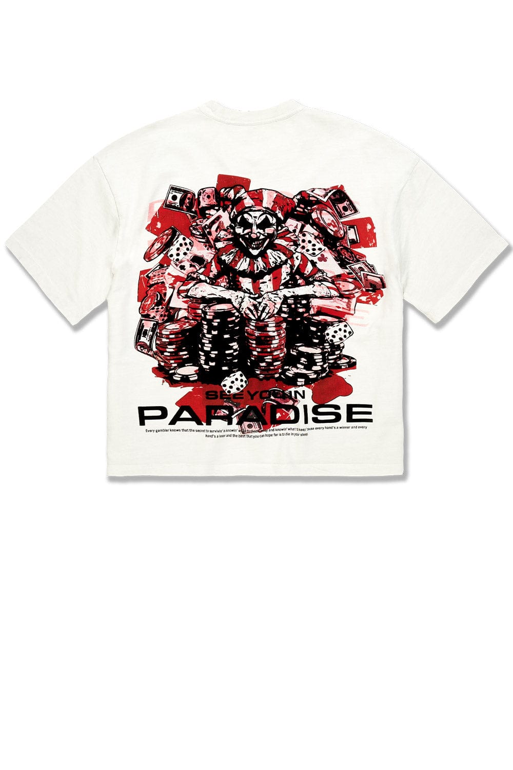 【JORDAN CRAIG】★Tシャツ★ New World Order Cropped Boxy Paradise Club Boxy T-Shirt