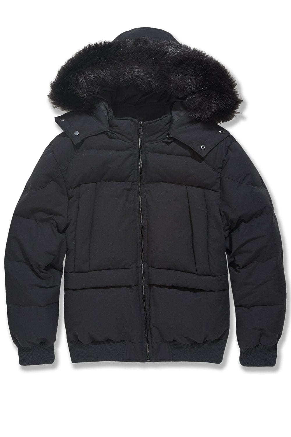Jordan Craig ブラックダウンジャケット Cross Bay Bomber Jacket (Noir)