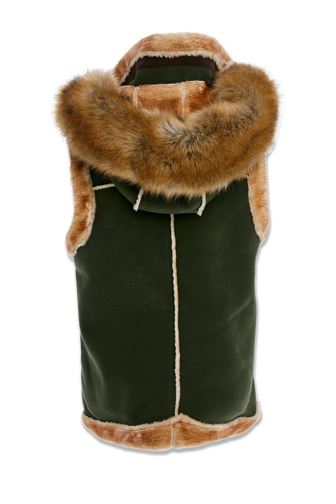 Jordan Craig Denali Shearling Vest (Olive)