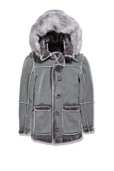 Big Men's Denali Shearling Jacket (Charcoal)