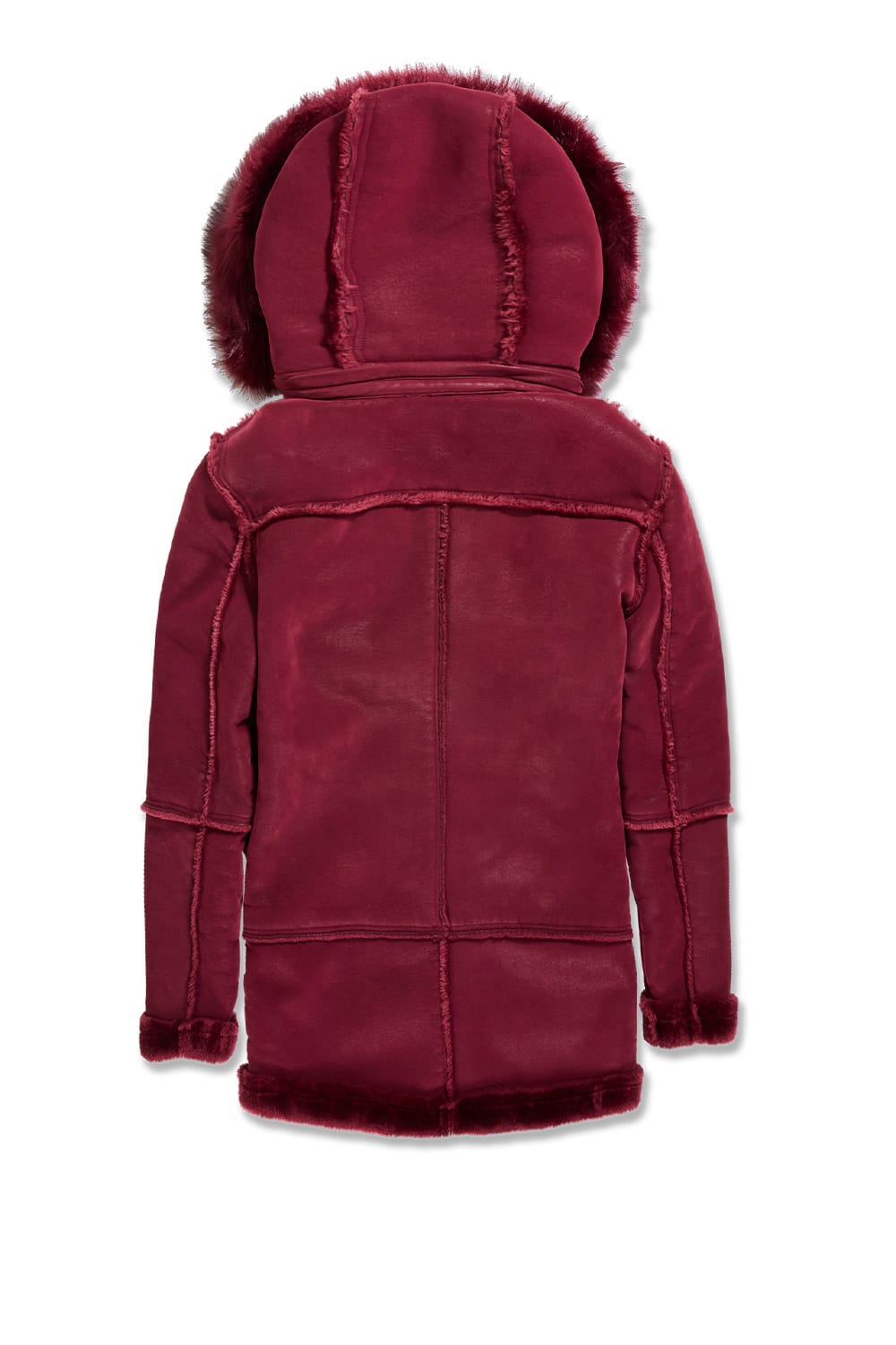 JC Big Men Big Men's Denali Shearling Jacket (Wine)