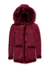Big Men's Denali Shearling Jacket (Wine)