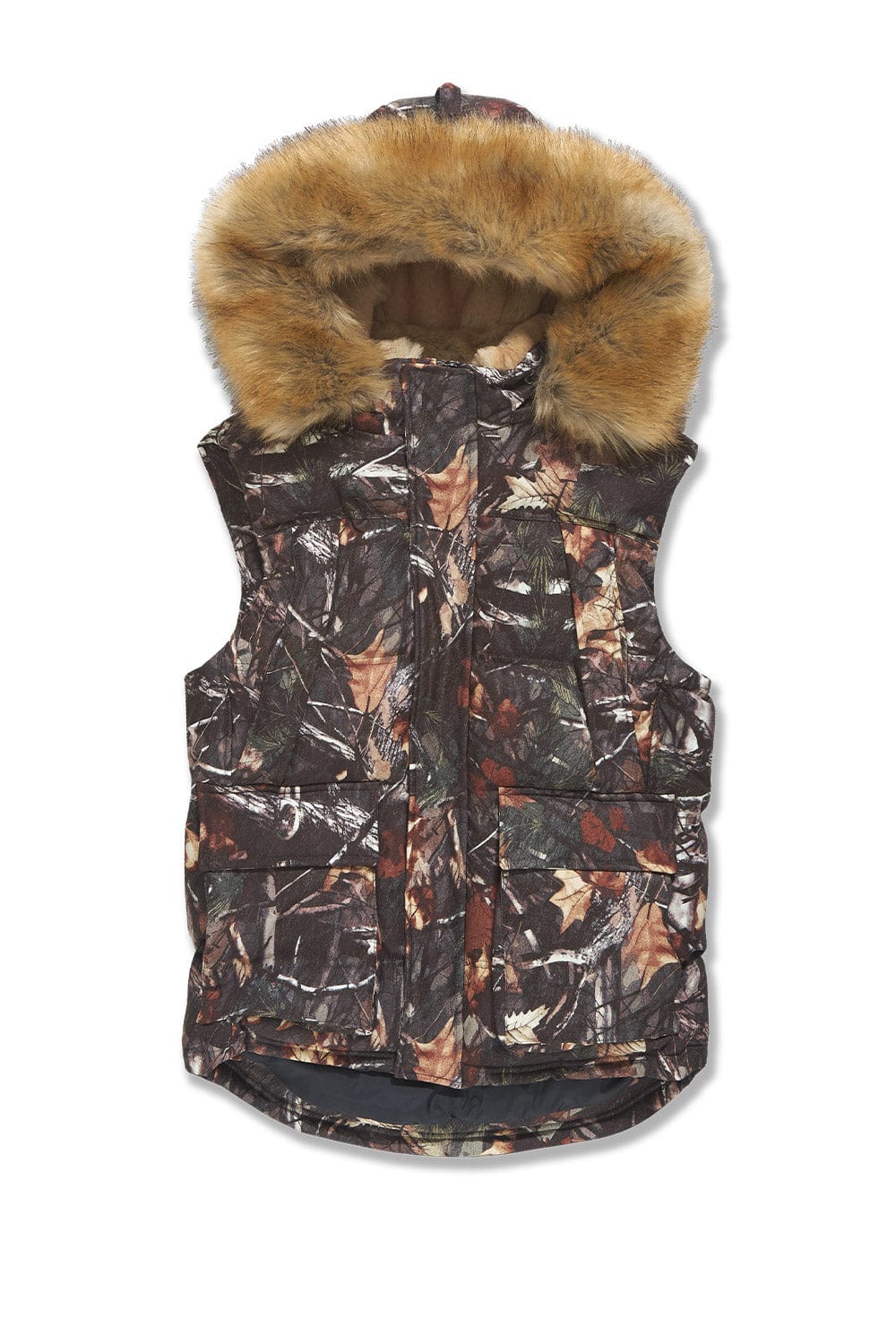 Jordan Craig Yukon Fur Lined Puffer Vest (Real Tree) S / Real Tree