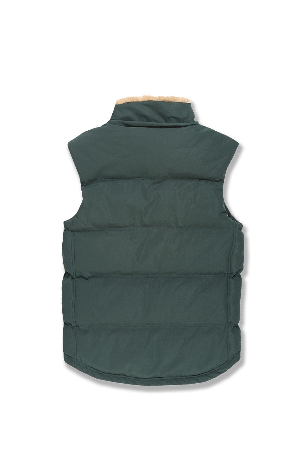 Jordan Craig Yukon Fur Lined Puffer Vest (Dark Olive)