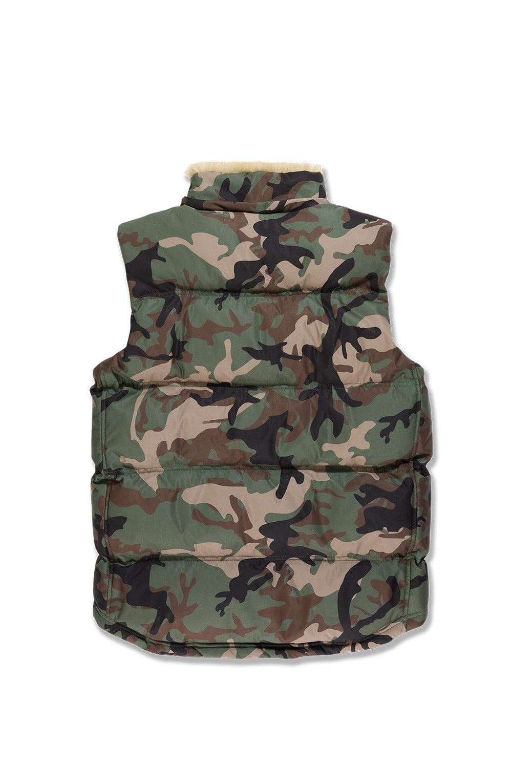 Yukon Fur Lined Puffer Vest (Vintage Camo)