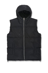 Big Men's East New York Bubble Vest (Black)