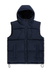 Big Men's East New York Bubble Vest (Navy)