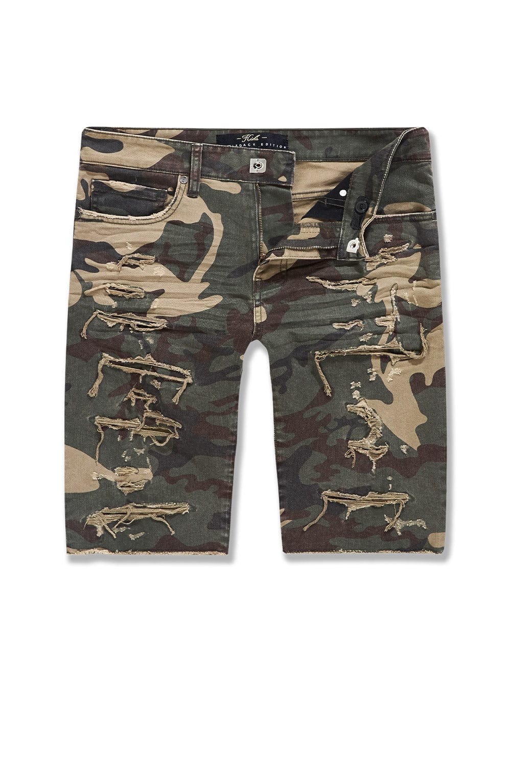 JC Kids Kids Tulsa Twill Shorts (Camo Color-Ways) Woodland / 2