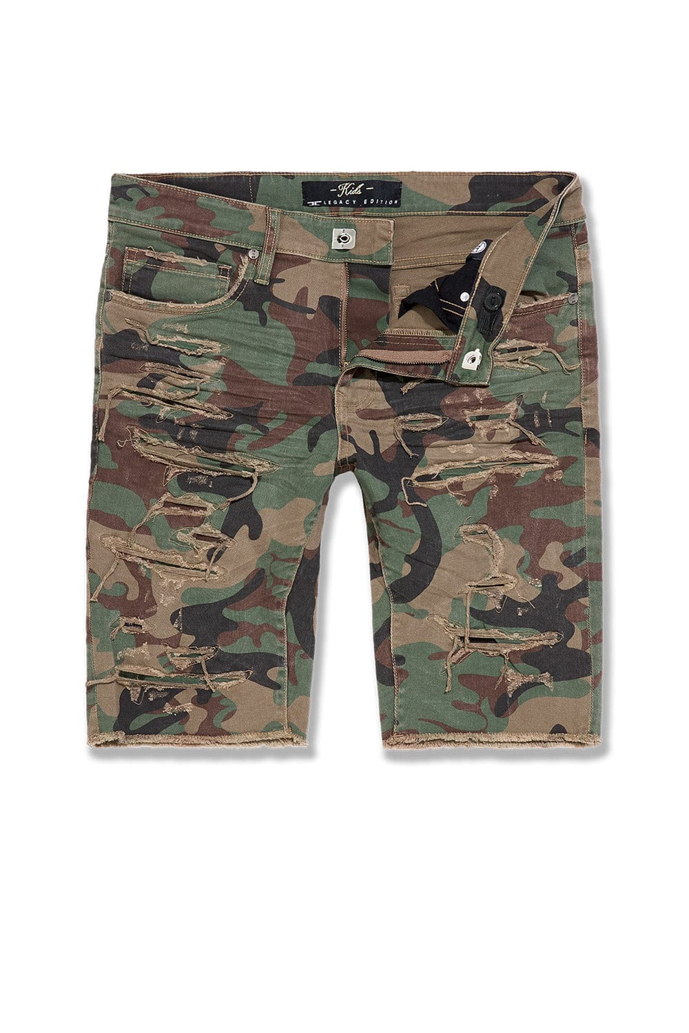 JC Kids Kids Tulsa Twill Shorts (Camo Color-Ways) Vintage Camo / 2