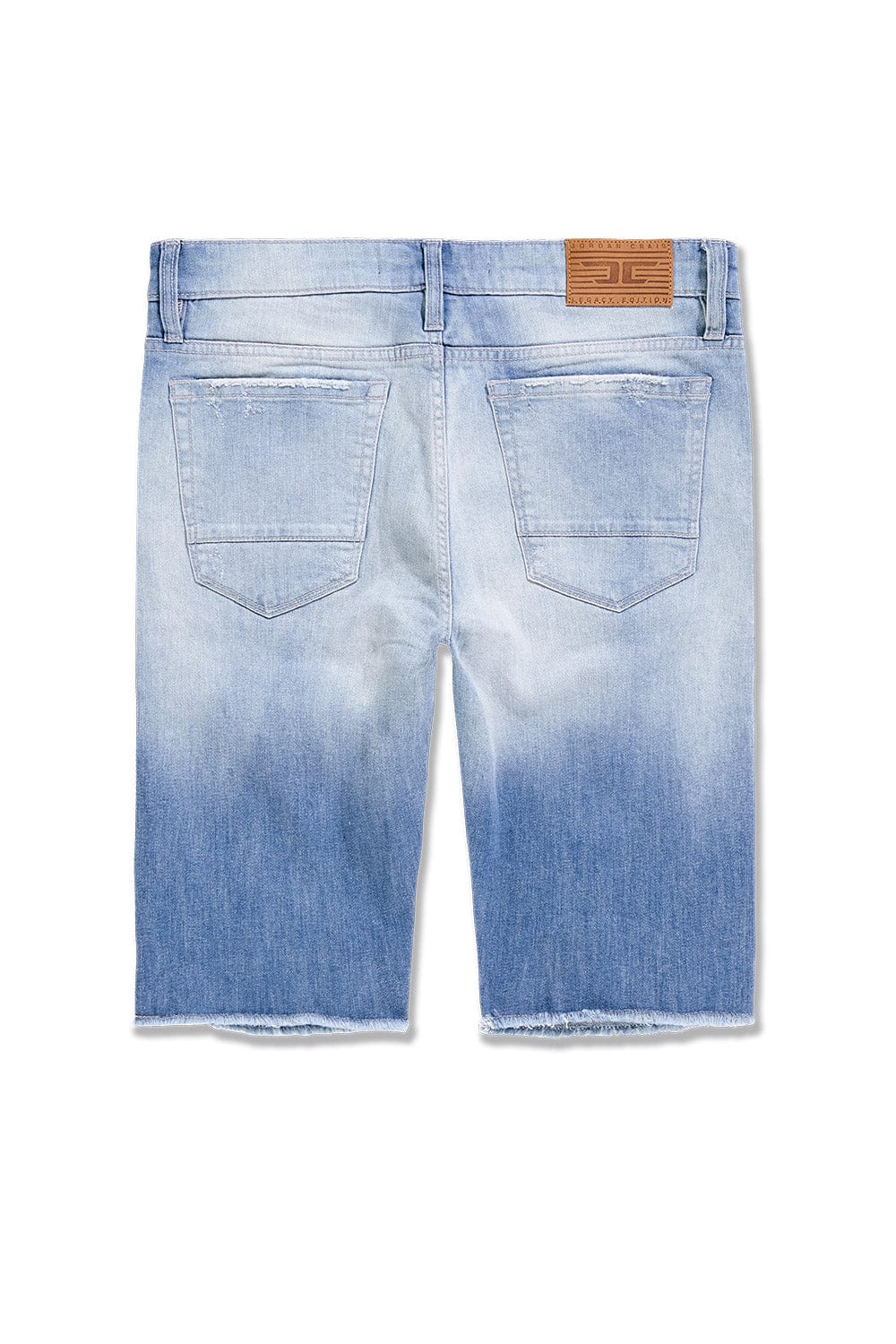 mens denim dress shorts AE Jean Short Men's Light Destroy Wash 44