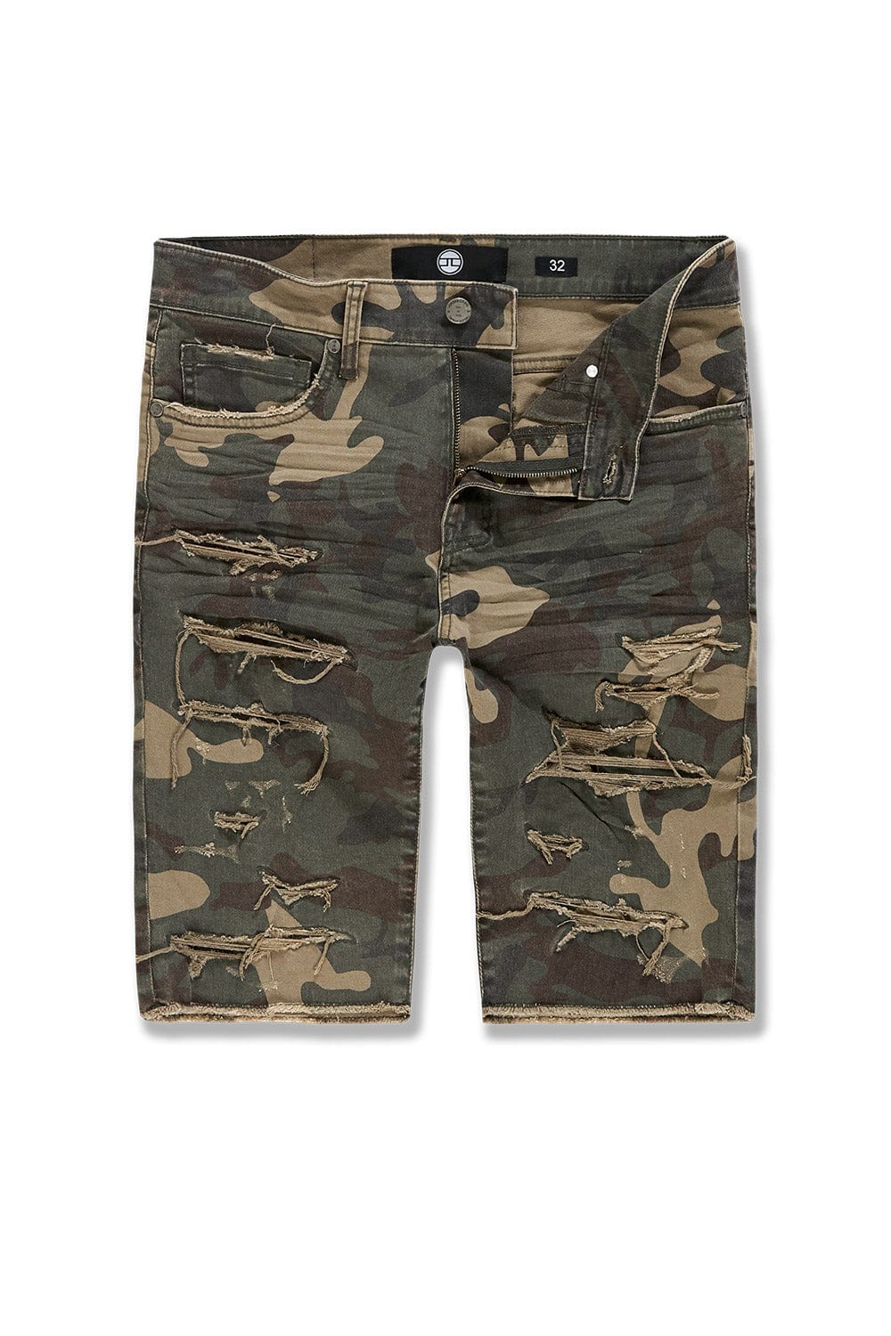 JC Big Men Big Men's Tulsa Twill Shorts (Camo Color-Ways) Woodland / 46