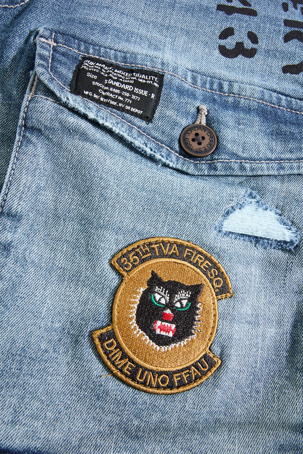 Jordan Craig OG - Hell Raiser Denim Cargo Shorts (Aged Wash)