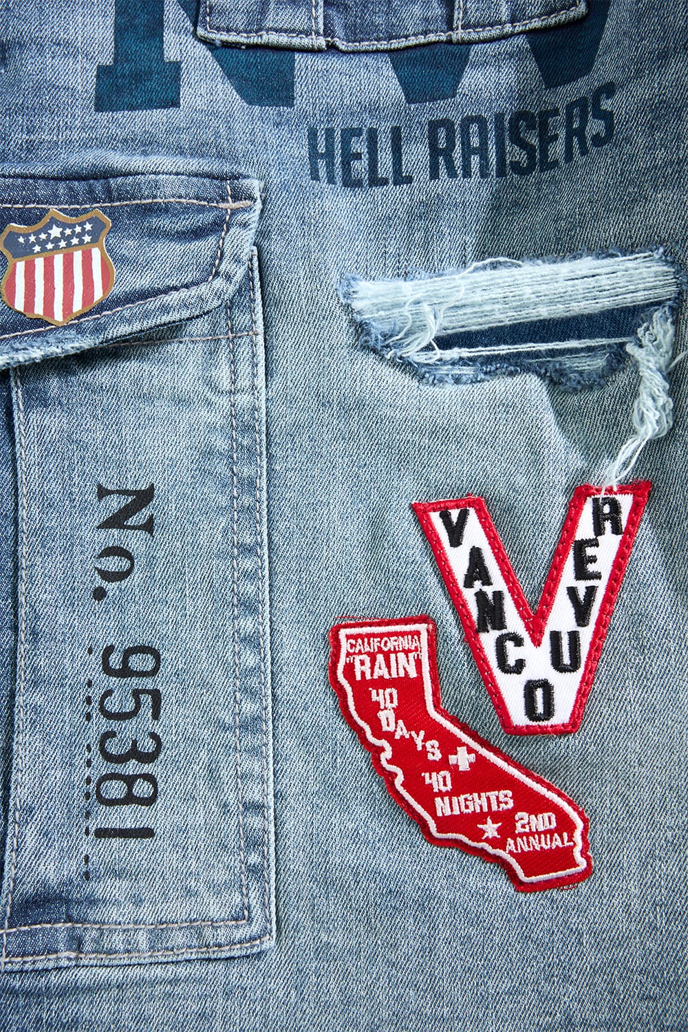 Jordan Craig OG - Hell Raiser Denim Cargo Shorts (Aged Wash)