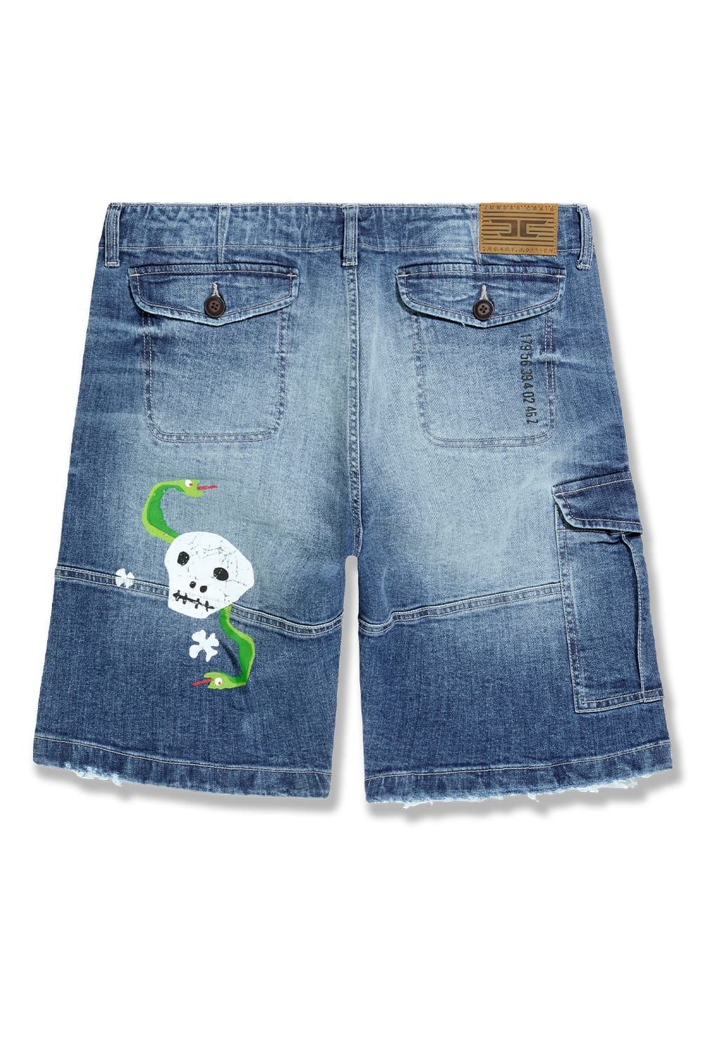 Jordan Craig OG - Hell Raiser Denim Cargo Shorts (Aged Wash)