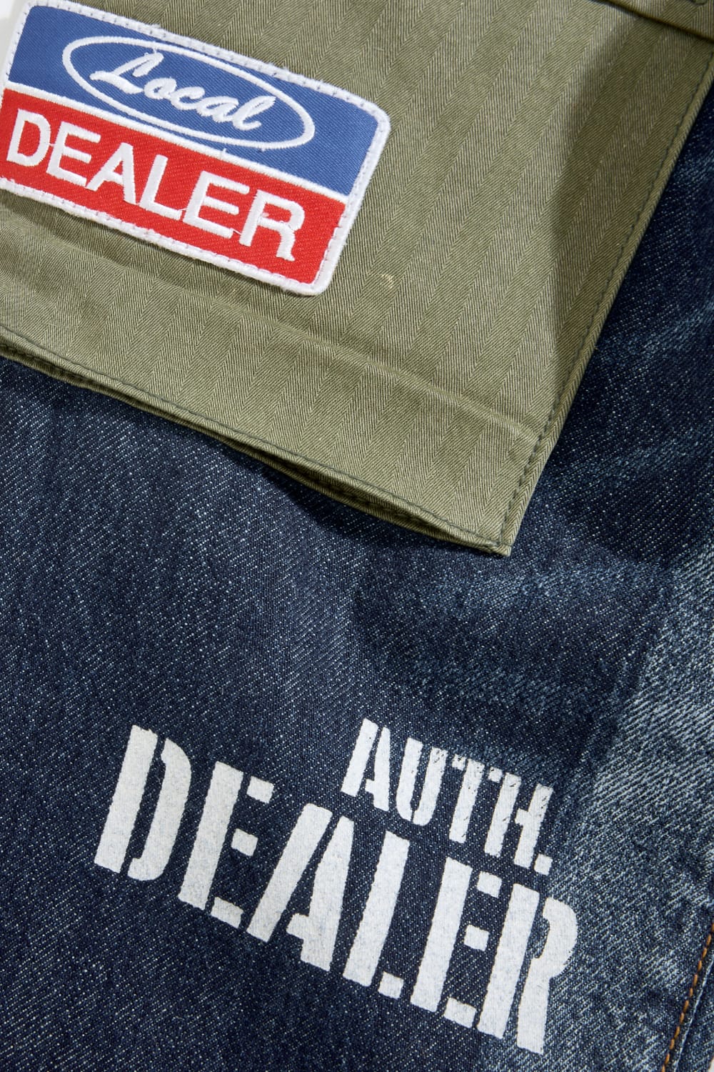 Jordan Craig Relaxed Fit - Bronco Patchwork Denim - Aaron Collection
