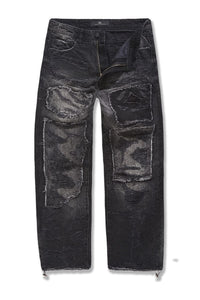 Brian - Reconstructed Denim (Black Shadow)