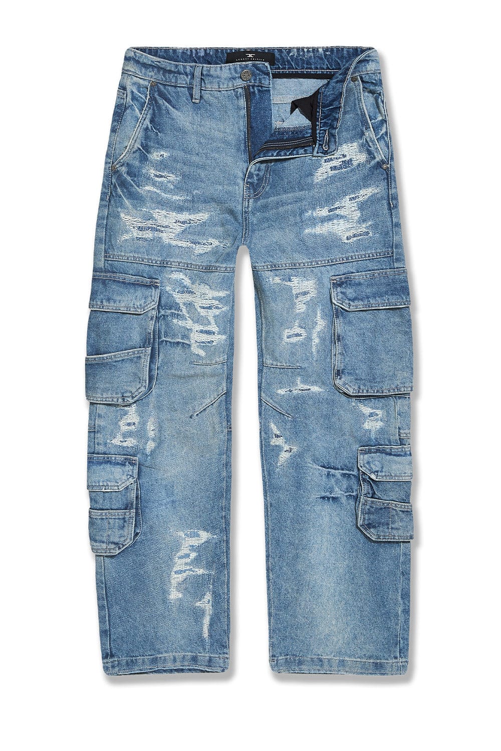 Jordan Craig Brian - Blue Collar Cargo Denim (Aged Wash) 30/32 / Aged Wash