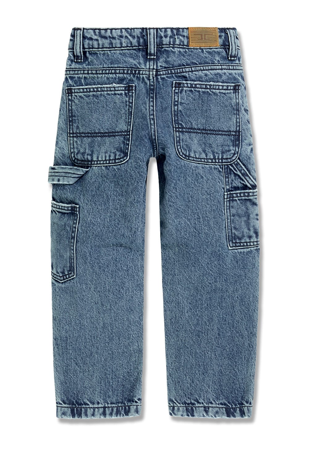 JC Kids Kids Wide Leg Craftsman Denim (Medium Blue)