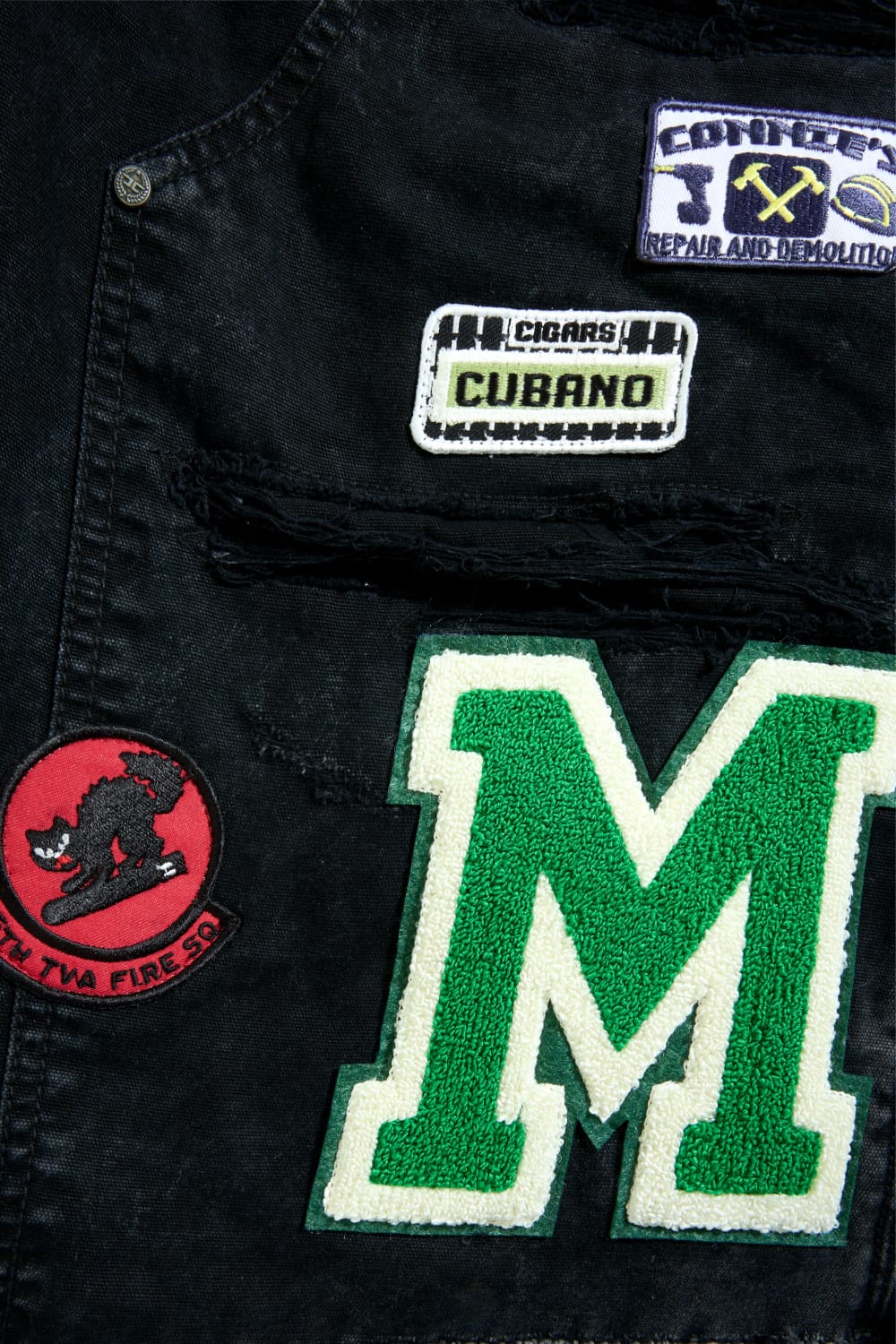 Jordan Craig OG - Bronco Patchwork Denim Shorts