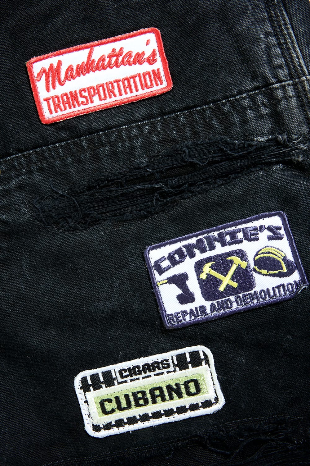Jordan Craig OG - Bronco Patchwork Denim Shorts