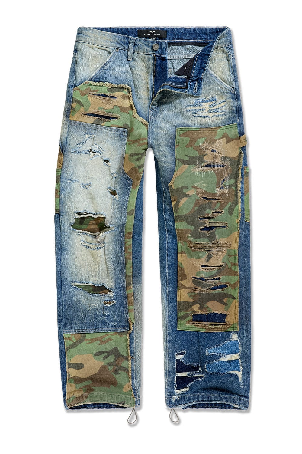 Jordan Craig Wide Leg Fit - Front Line Denim - Brian Collection (Vintage Camo) Vintage Camo / 30 / 30