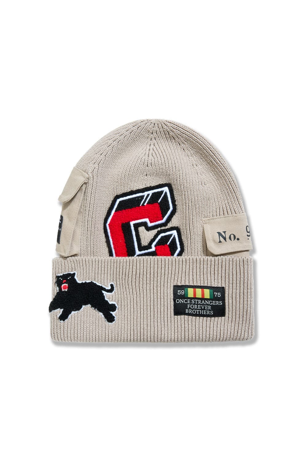 Jordan Craig Purple Heart Beanie Khaki