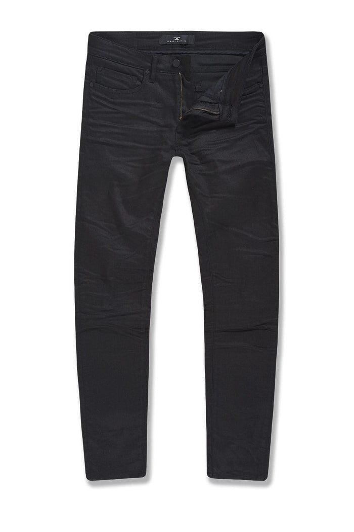 Straight Fit - Obsidian Denim (Black) - Collins Collection