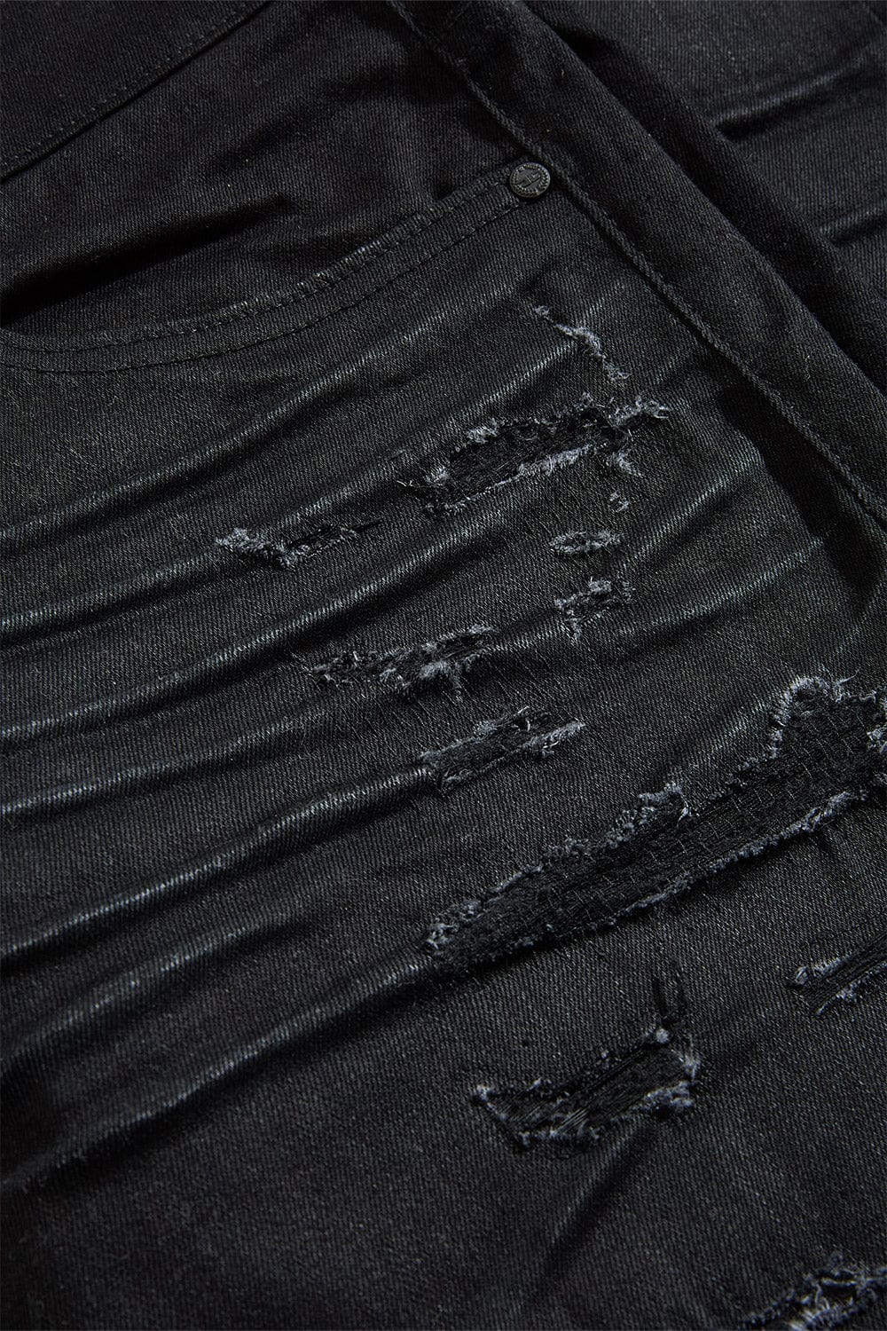 Jordan Craig Straight Fit - Dyckman Denim (Polished Black) - Collins Collection