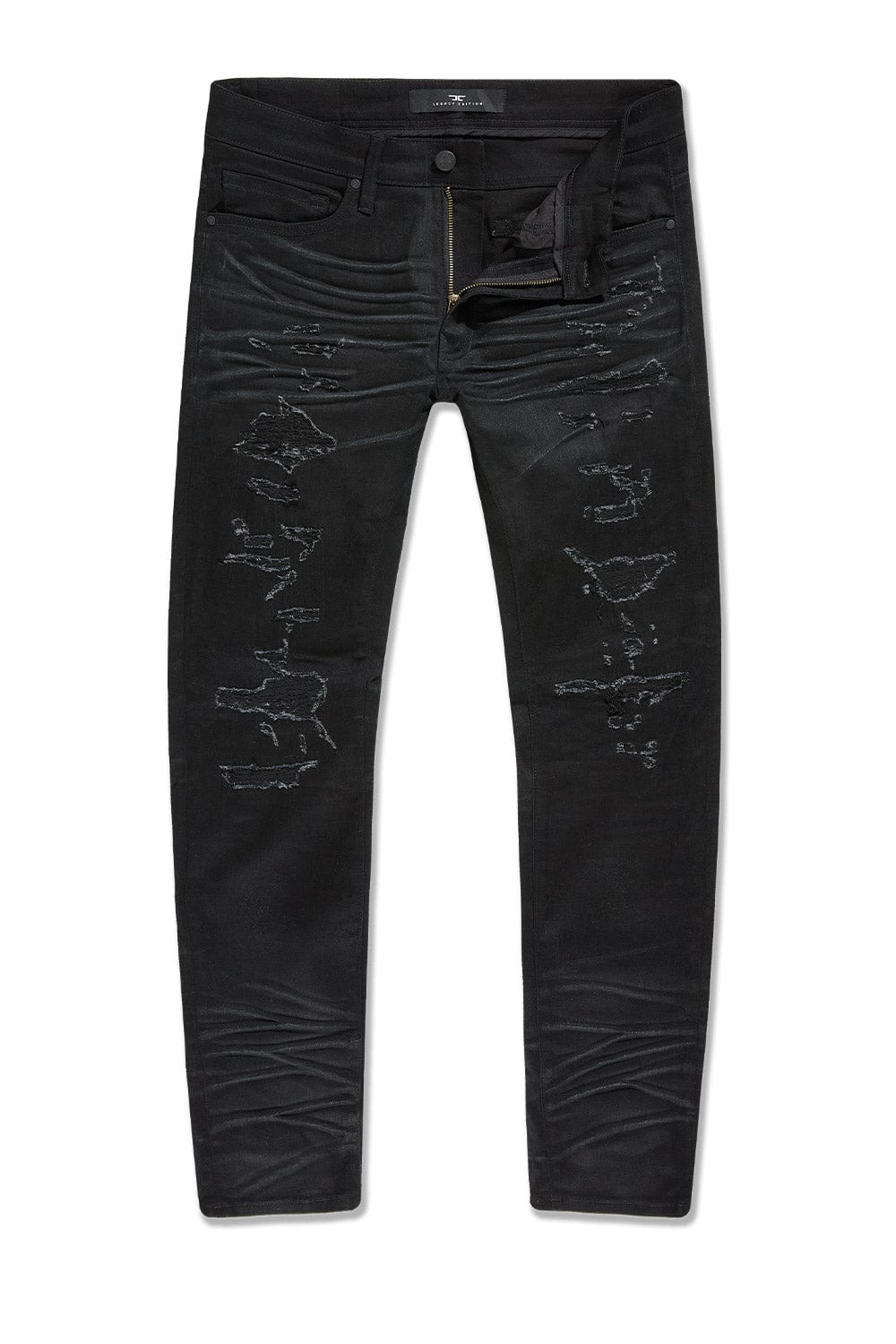 Jordan Craig Straight Fit - Dyckman Denim (Polished Black) - Collins Collection 30/30 / Polished Black