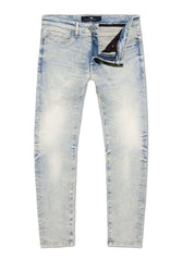 Big Men's Collins Alexander Pure Denim (Cream Wash)