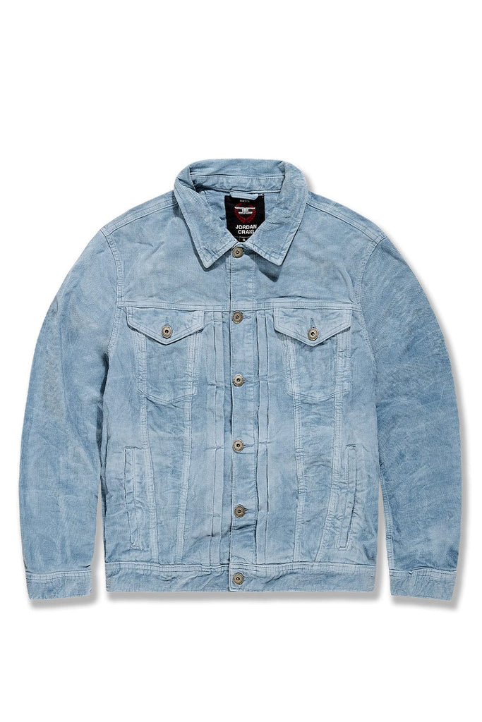 Jordan Craig Atlas Corduroy Trucker Jacket Light Blue / S