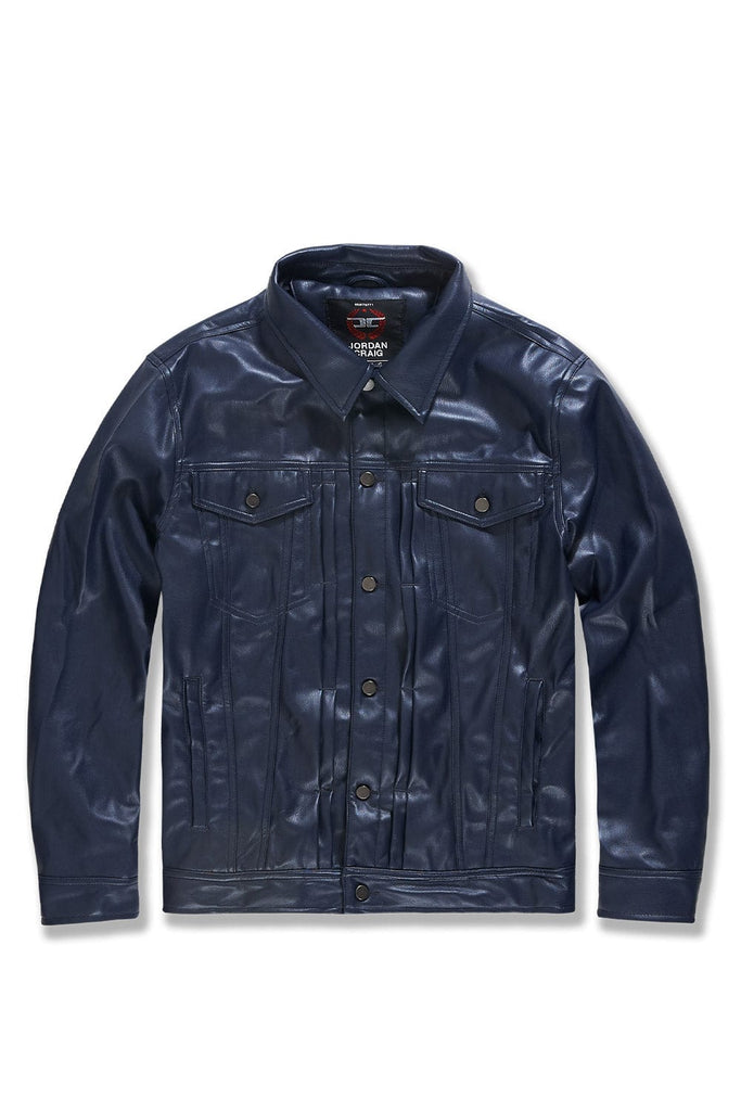 Jordan Craig Thriller Trucker Jacket (Midnight Blue) S / Midnight Blue