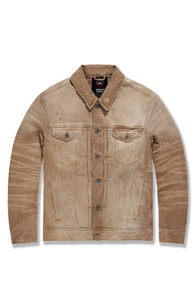 Jordan Craig Meadowlands Denim Trucker Jacket (Earth Tones) Camel / S