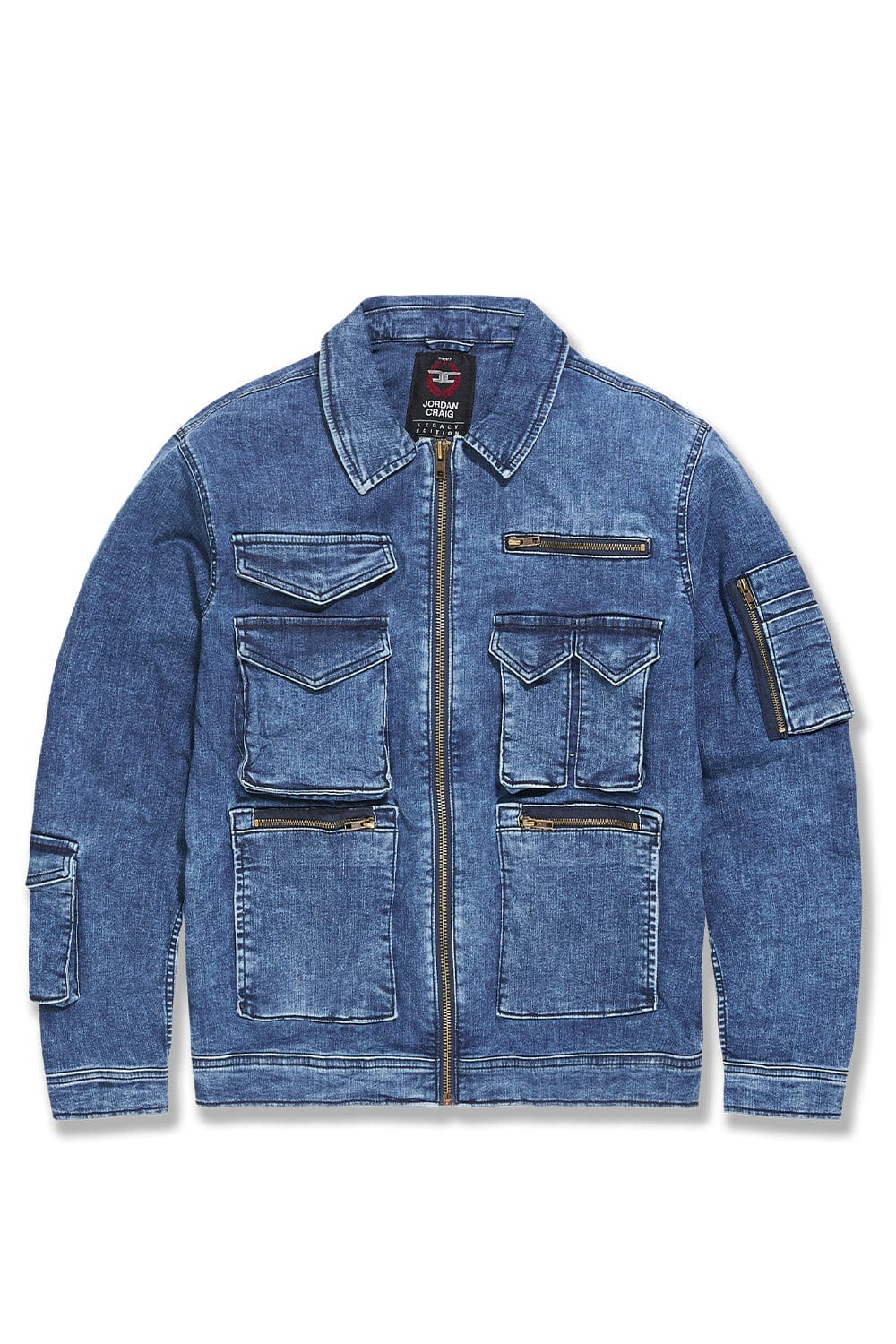 Jordan Craig Legion Denim Trucker Jacket (Dark Indigo) S / Dark Indigo