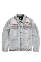 Big Men's Local Dealer Trucker Jacket (Cement Wash)